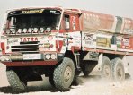 Dakar 1986 - ve druhé polovině soutěže si Karel Loprais až do nešťastného odstoupení jel pro výborný výsledek.